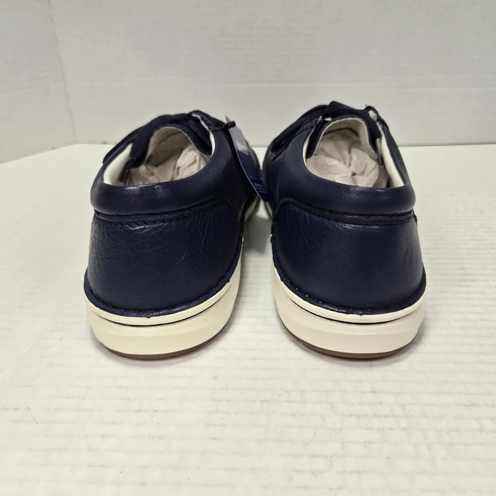 Birkenstock Unisex Pasadena Blue Leather Oxford Slipon Shoes EU 41 reg US W10/M8